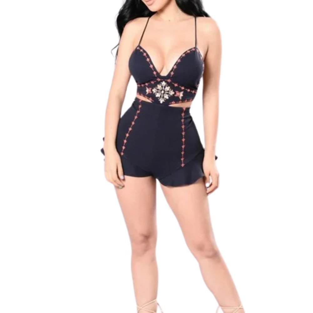 Fashion Nova Like We Used To Be Romper